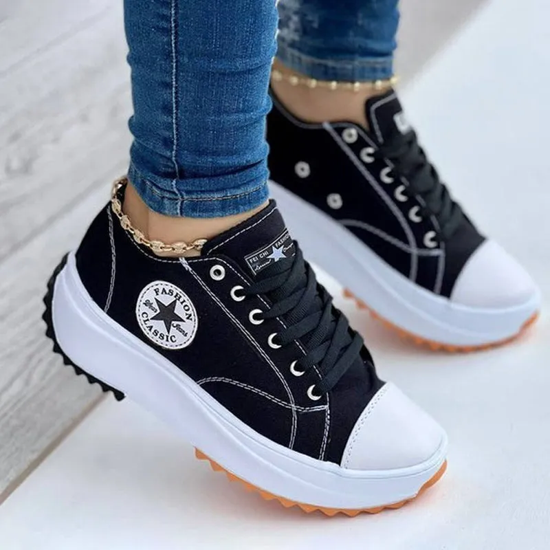 2022 Canvas Shoes Women Fashion Trainers