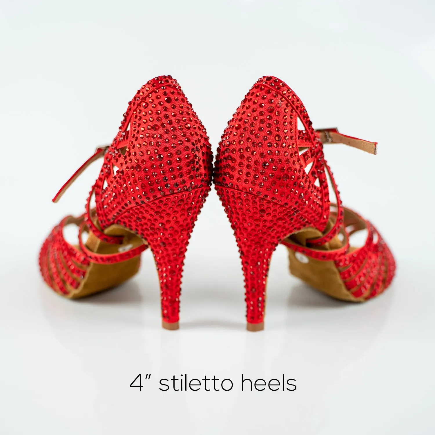 Abelia Red Dance Shoes