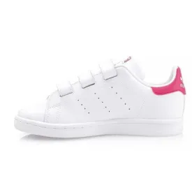 Adidas Stan Smith Cf Ps-Girls Originals Shoes White/Pink B32706