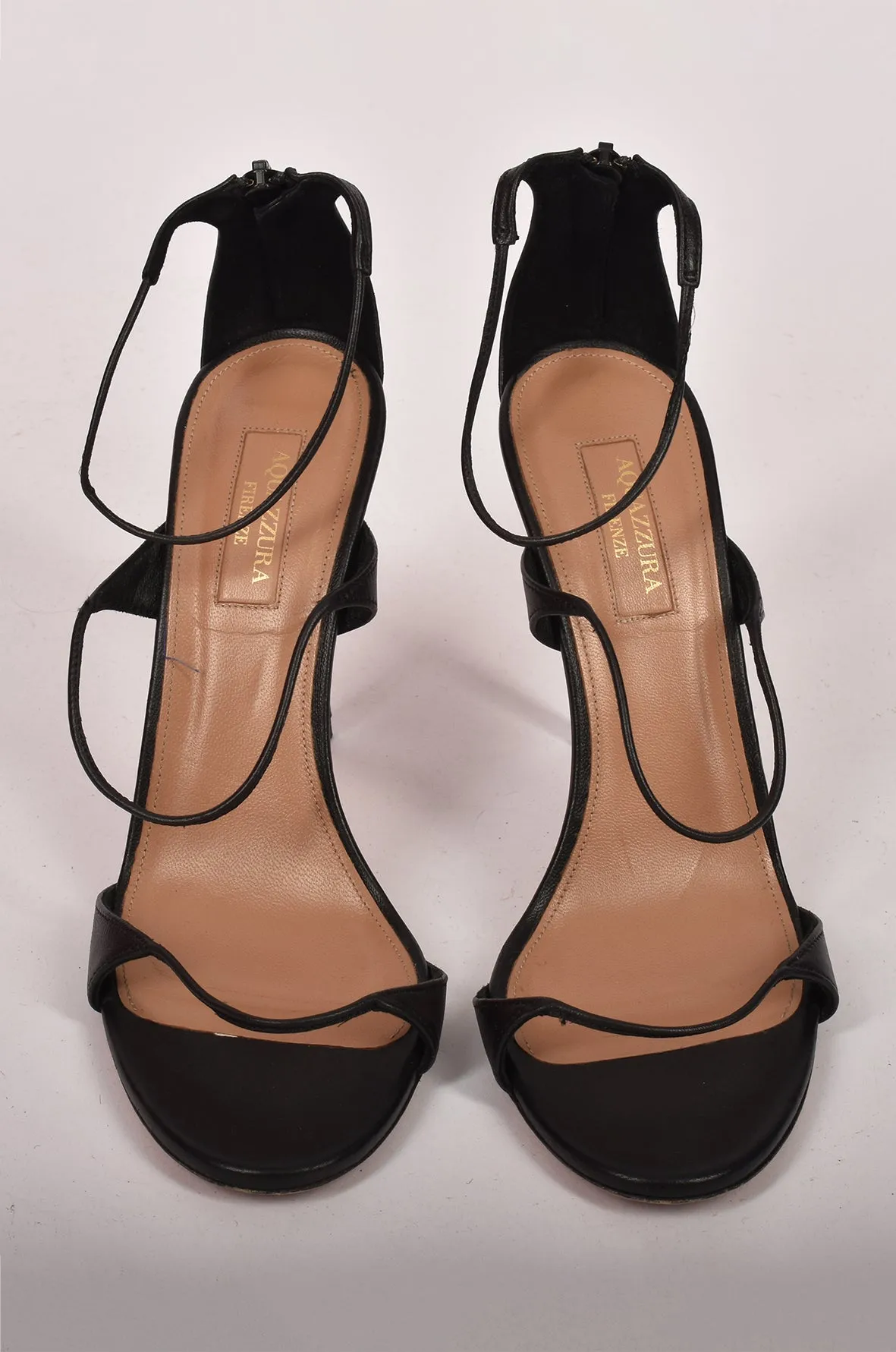 AQUAZZURA BLACK STILETTOS