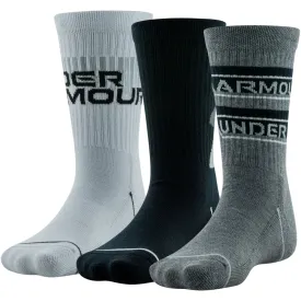 Boys' Under Armour Youth Phenom Crew 3-Pack Socks