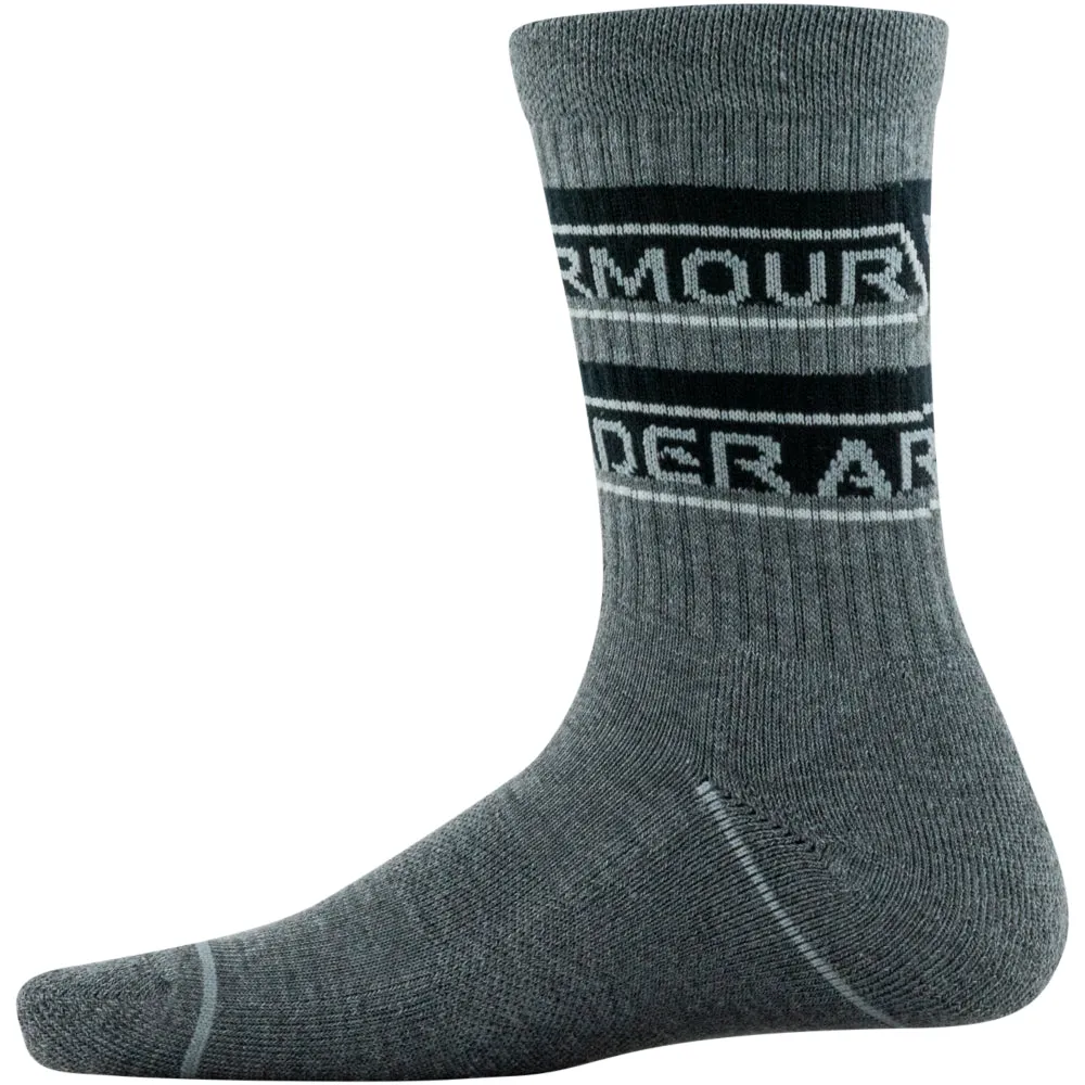 Boys' Under Armour Youth Phenom Crew 3-Pack Socks