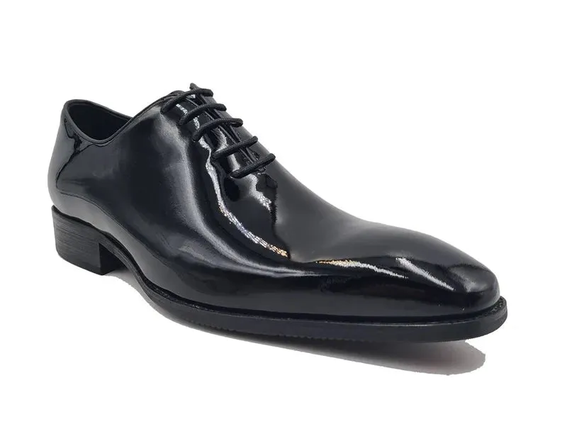 Carrucci Black Patent Leather Oxford Fashion Design Style No: KS503-101P