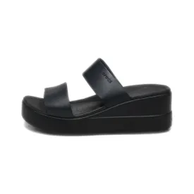 Crocs Brooklyn Mid Wedge Sandals Eva Black Colour For Women