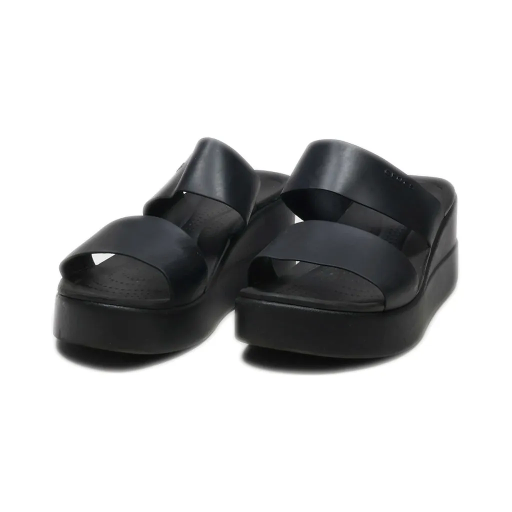 Crocs Brooklyn Mid Wedge Sandals Eva Black Colour For Women