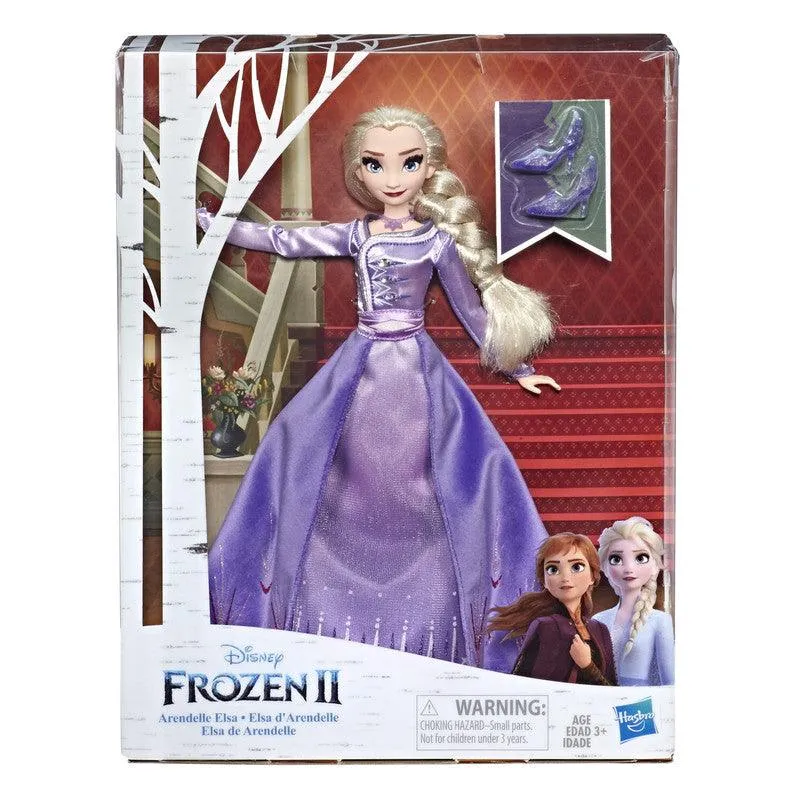 Disney Frozen Arendelle Elsa Fashion Doll with Detailed Ombre Blue Dress Inspired by Disney's Frozen 2 - Toy for Kids Ages 3 and Up