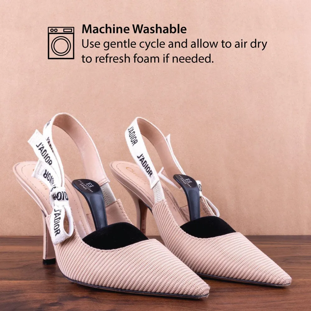 FootFitter Foam Shoe Tree with Handle- Pointed High Heel Shapers - FP41, 3-Pack