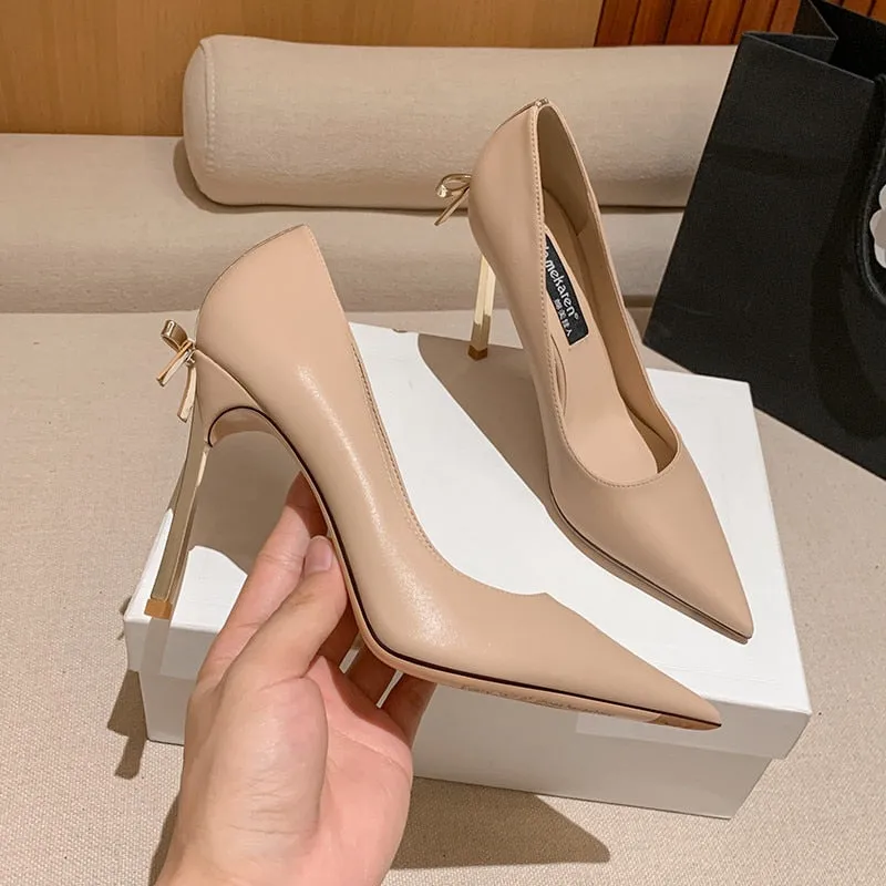 Funki Buys | Shoes | Women's Luxury Butterfly Bow High Stiletto