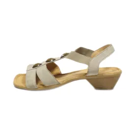 Gabor Mid-Heel Sandals Leather Beige Colour For Women