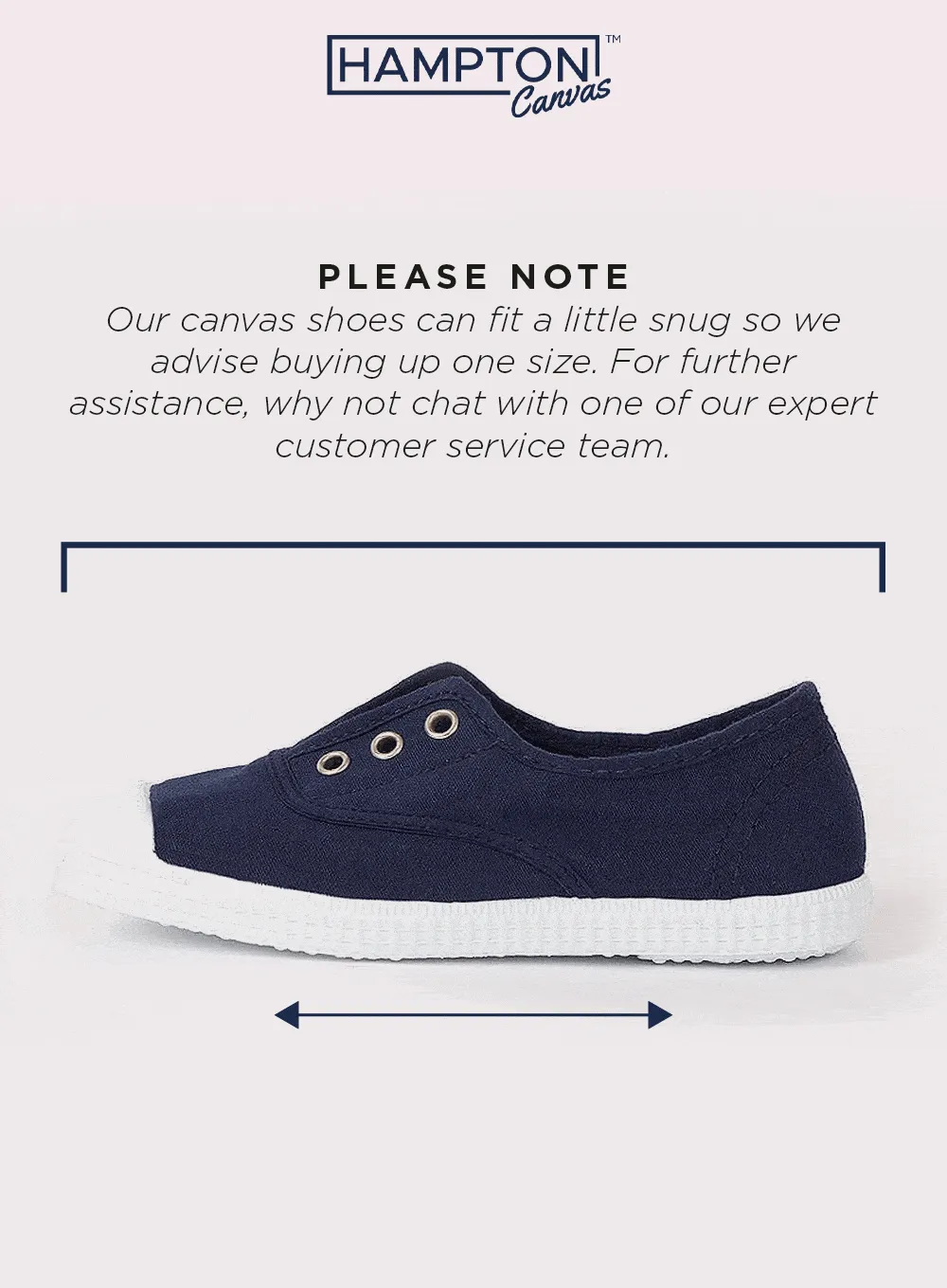 Hampton Canvas Plum Plimsolls in Navy