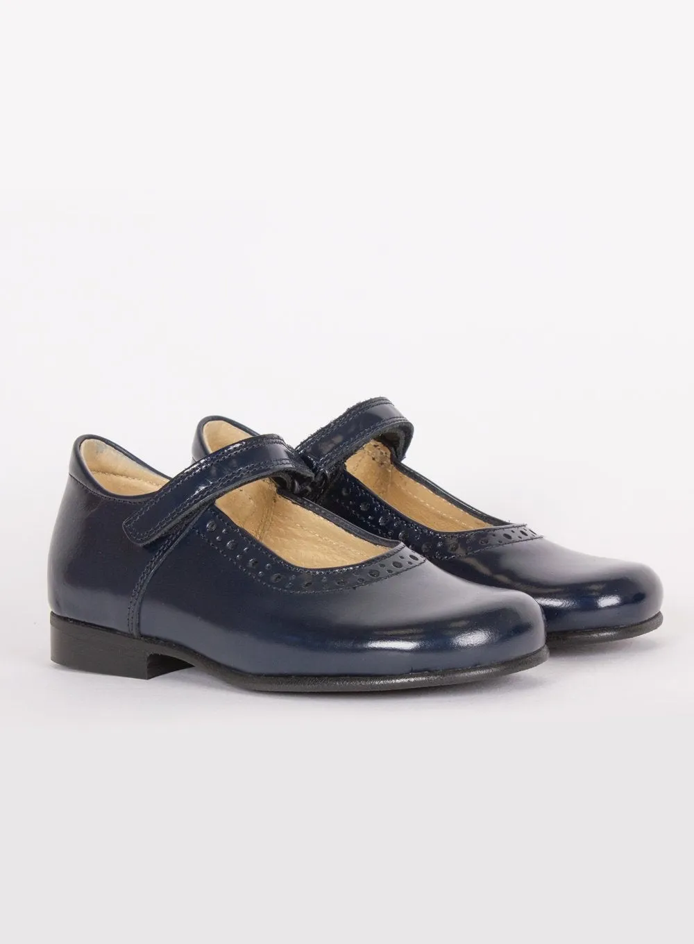 Hampton Classics Katherine School Shoes in Navy