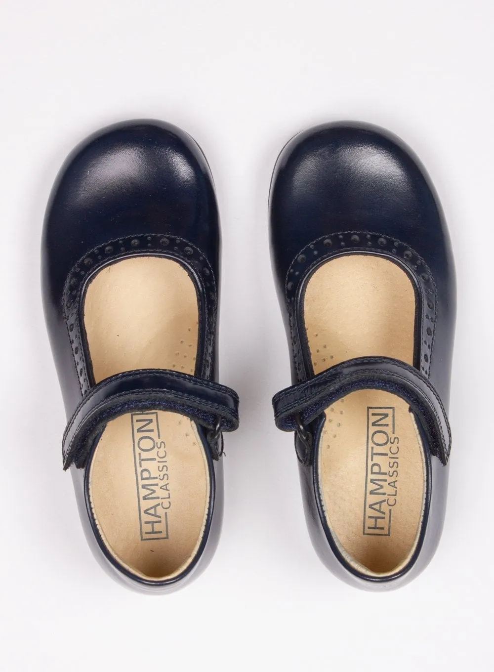 Hampton Classics Katherine School Shoes in Navy