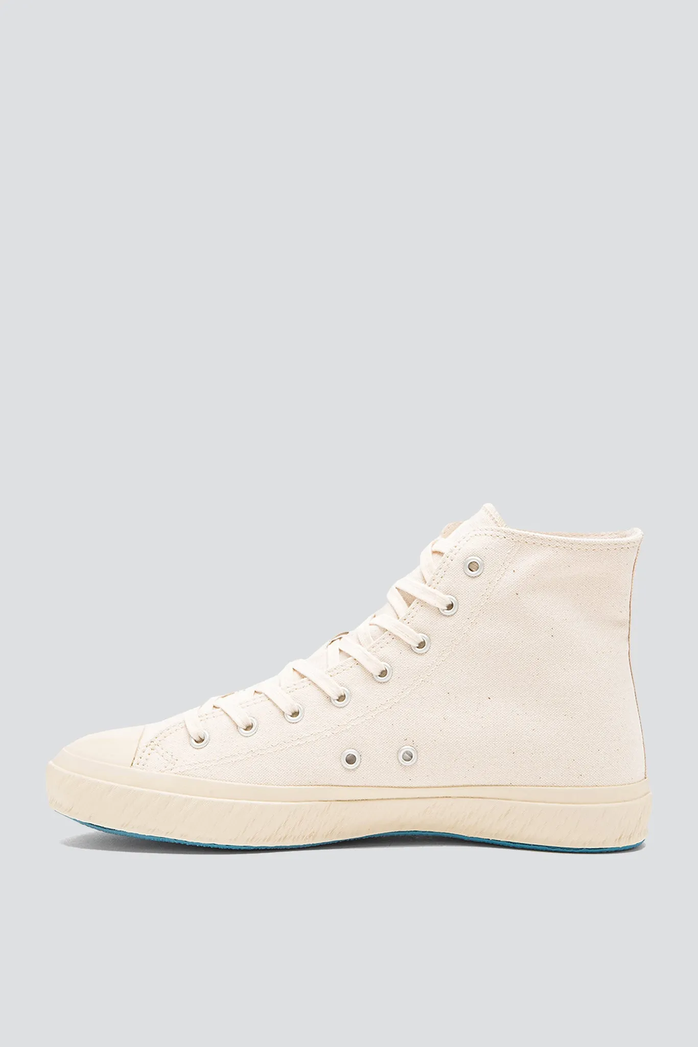 High Top Canvas Sneaker - Natural