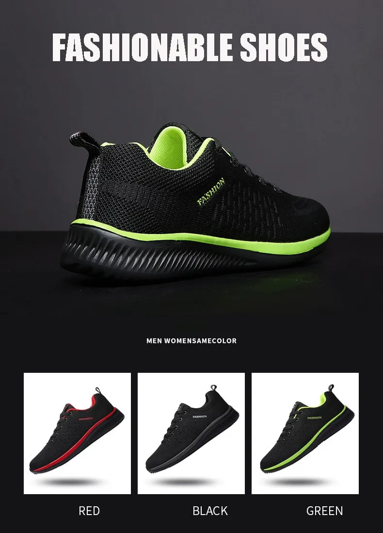 Hnzxzm Hot Sale Light Casual Shoes Men's Comfortable 36-47 Large Size Running Shoes New Ladies Breathable Jogging Sneakers