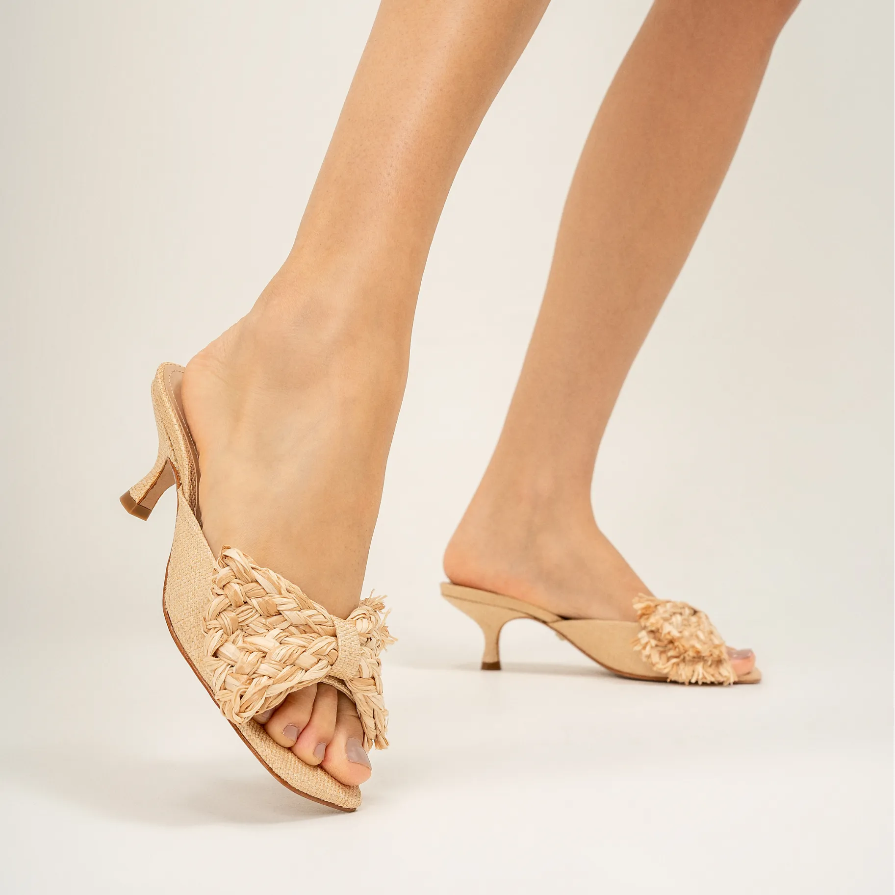 Lienne Straw Sandal