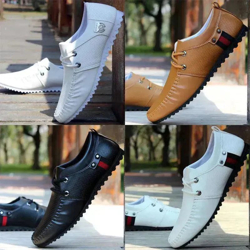 Men's Casual Shoes Breathable Single Shoes Peas Shoes