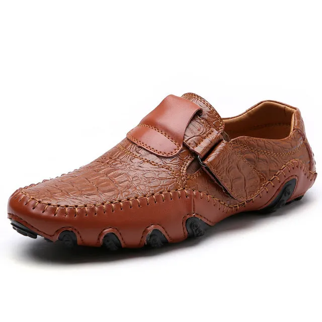 Men's Casual Shoes British Style Moccasins Genuine Leather Flats Zapatos Hombre Loafers Footwear Men Winter&Sping Chaussures