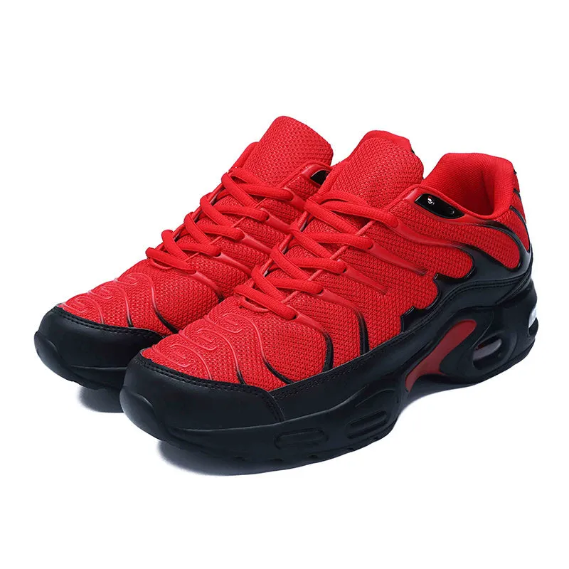 Men's shoes spring and autumn new all-palm air cushion running sneakers all-match trend men's platform casual shoes