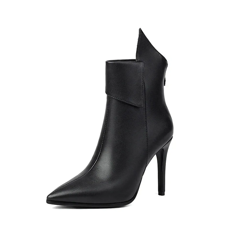 Merendy Samya Stilettos Chrome ankle boots