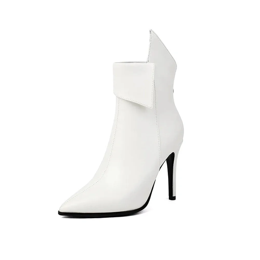 Merendy Samya Stilettos Chrome ankle boots