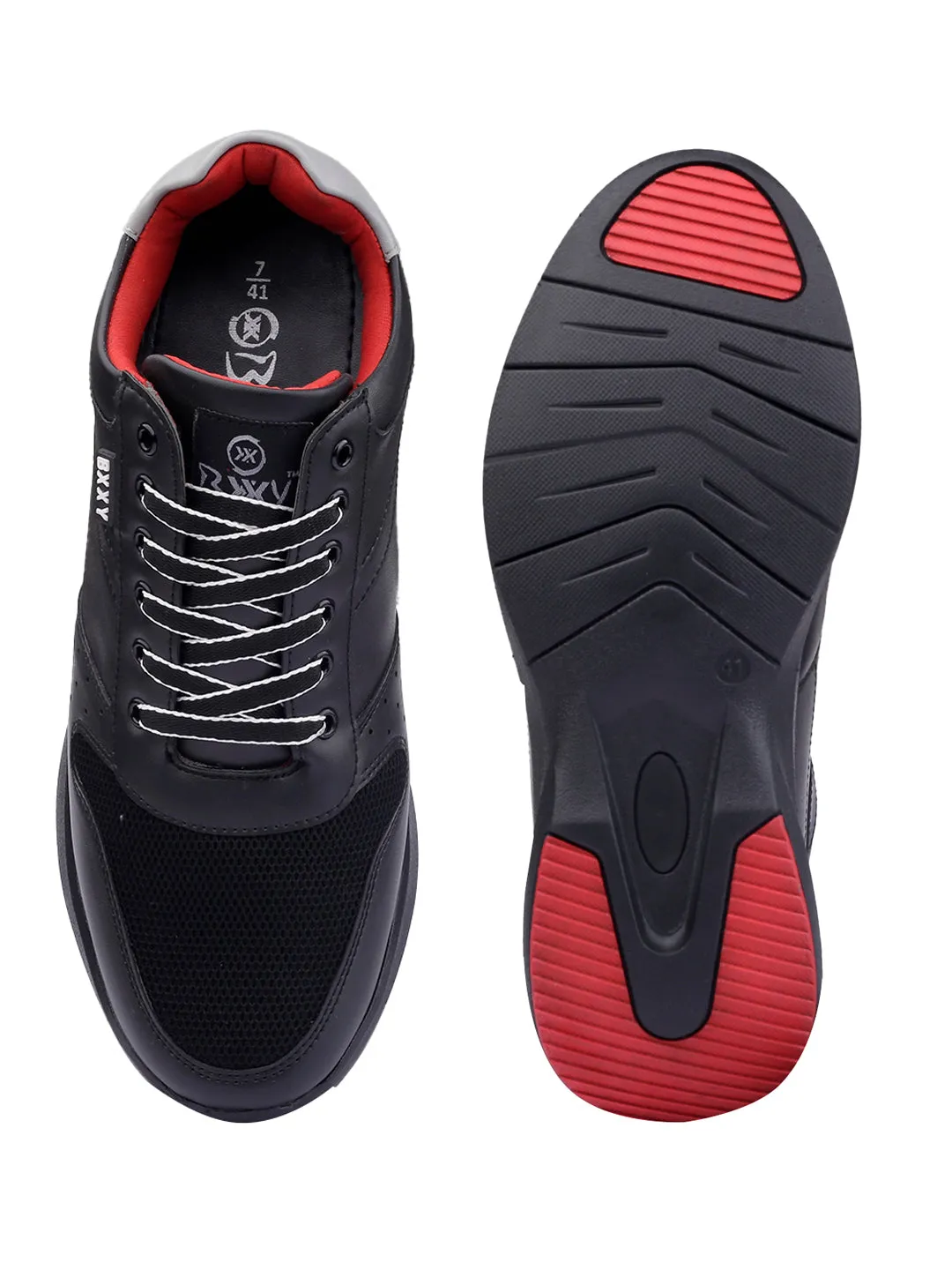 New Stylish 3.5 Inch Hidden Height Increasing Casual Sneaker And Party Wear Lace-Up Shoes