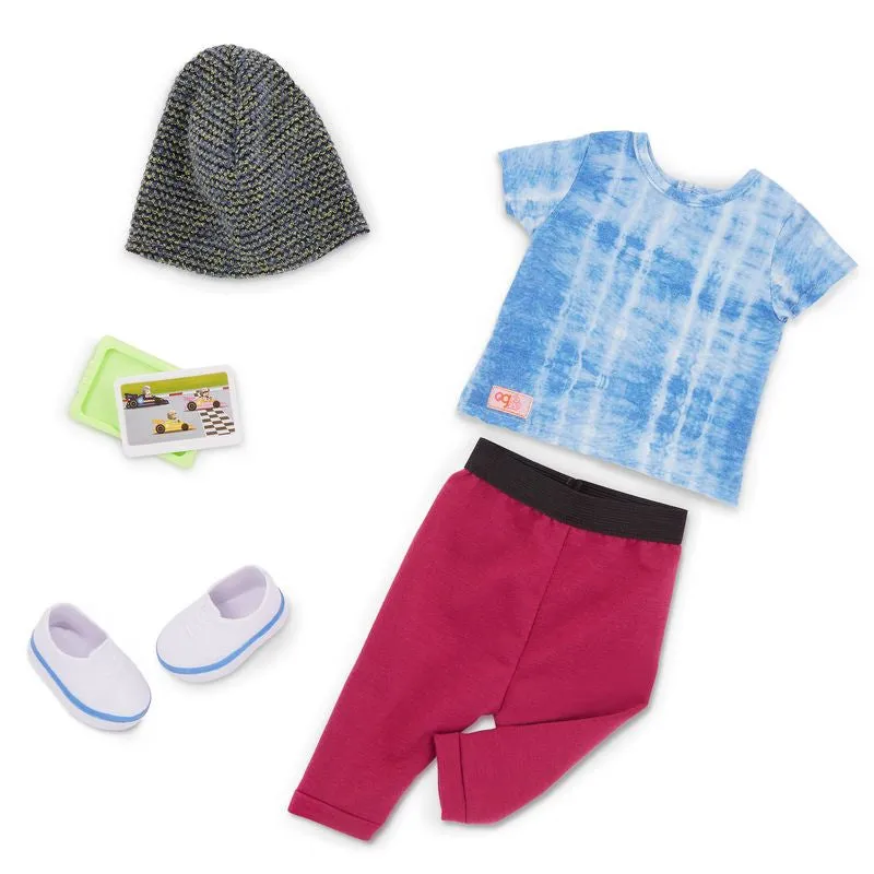 Our Generation Regular Outfit Play It Cool Jogger & Beanie Hat Outfit