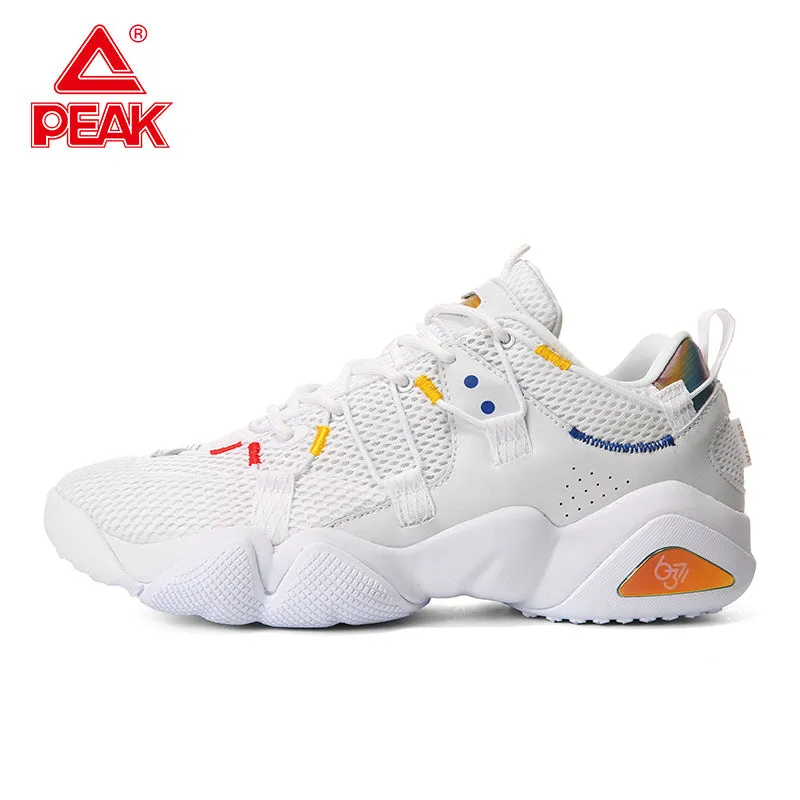 PEAK TAICHI Sport Basketball Shoes Lightweight Casual Men's Sneakers Summer Breathable Mesh Outdoor Sports Shoes E02757E