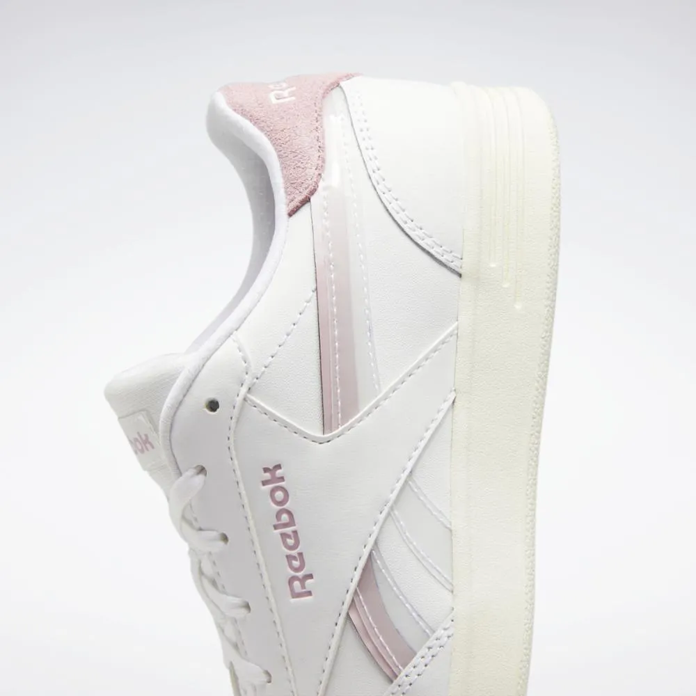 Reebok Footwear Women REEBOK ROYAL TECHQUE T FTWR WHT/INFUSED LILAC/CHALK