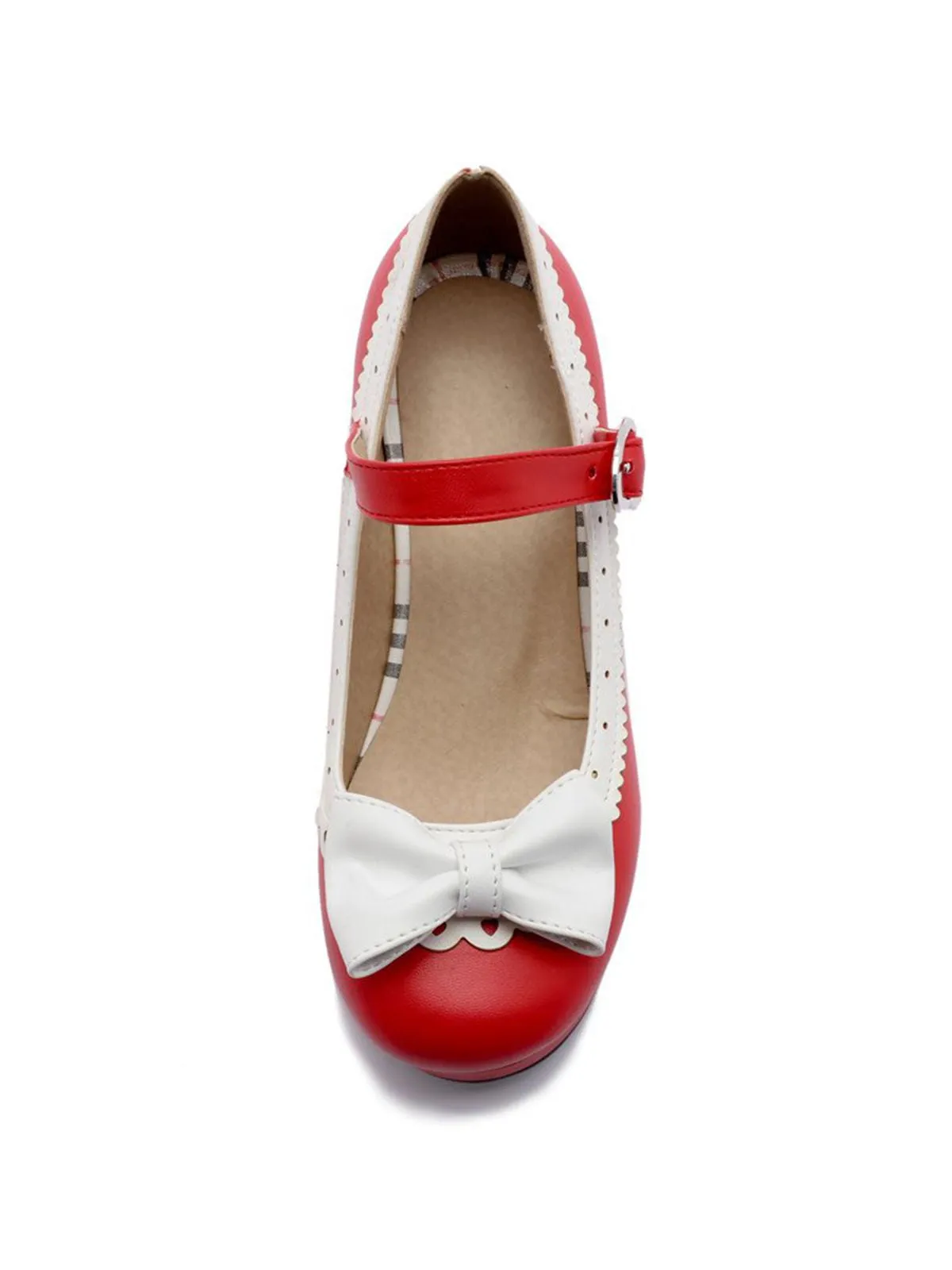 Retro Bow Non-slip High Heel Shoes