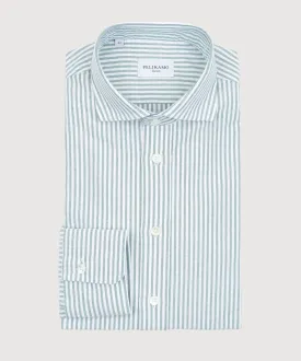 Striped Casual Oxford Shirt