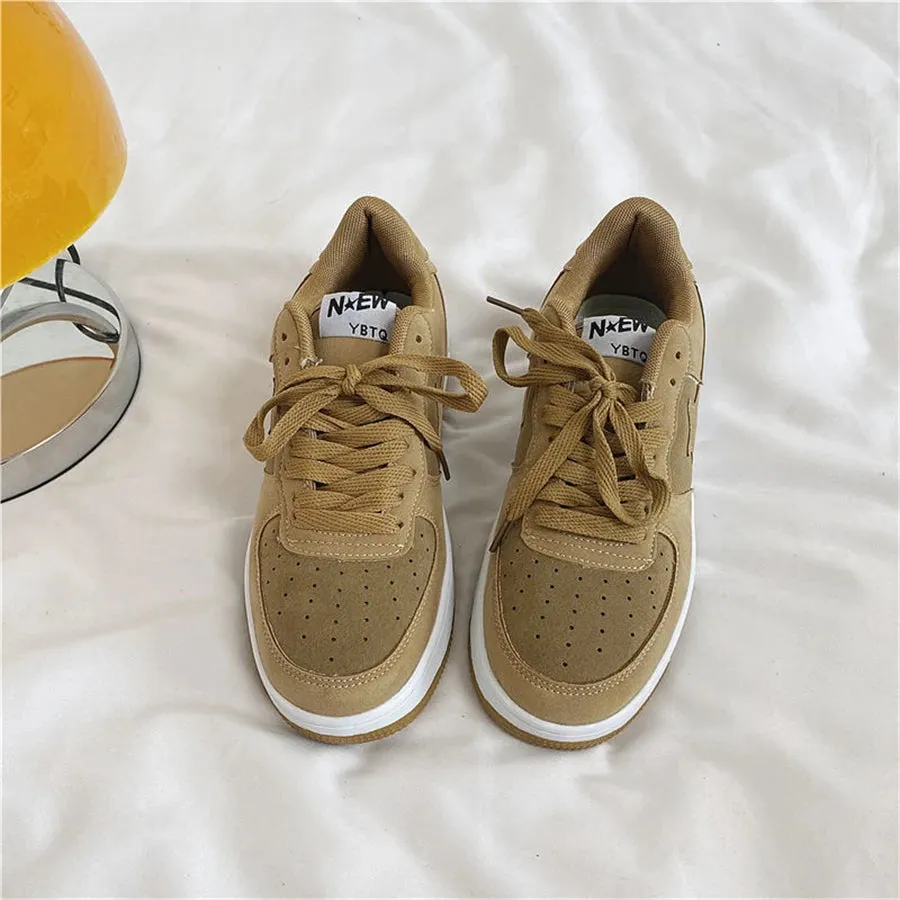 TAIVIMART  -  Men Casual Sneakers Retro Star Fashion Low Top Couple Skateboard Shoes New Trend Sports Shoes Men Women Running Shoes Jordans