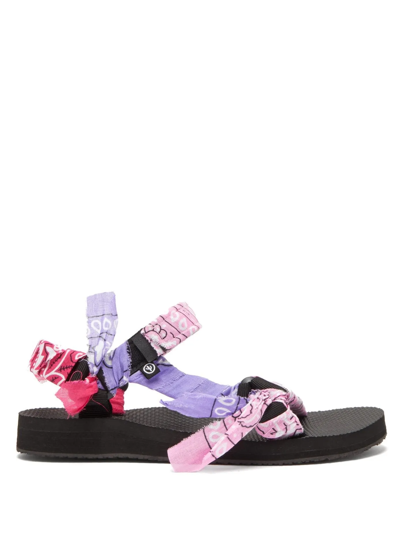 TREKKY SANDAL - MIXED PINK BANDANA