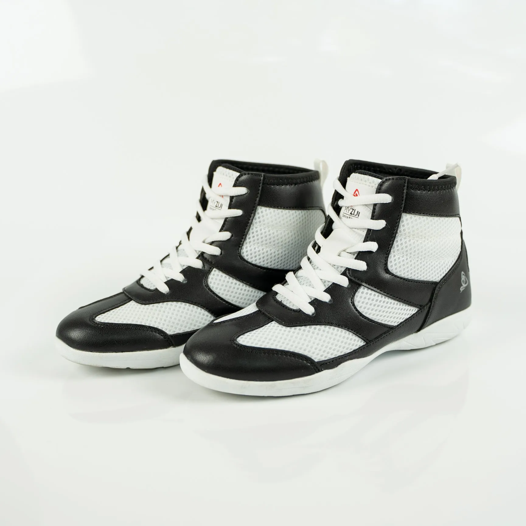 Vigor Hightop Dance Sneakers - Black & White