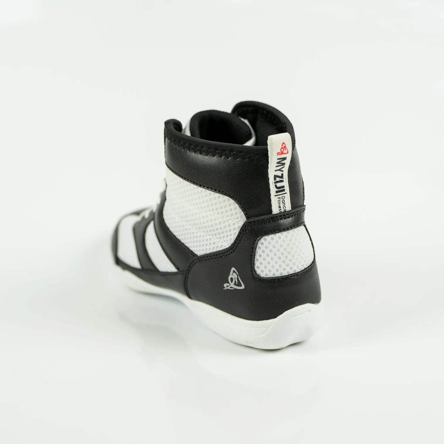 Vigor Hightop Dance Sneakers - Black & White