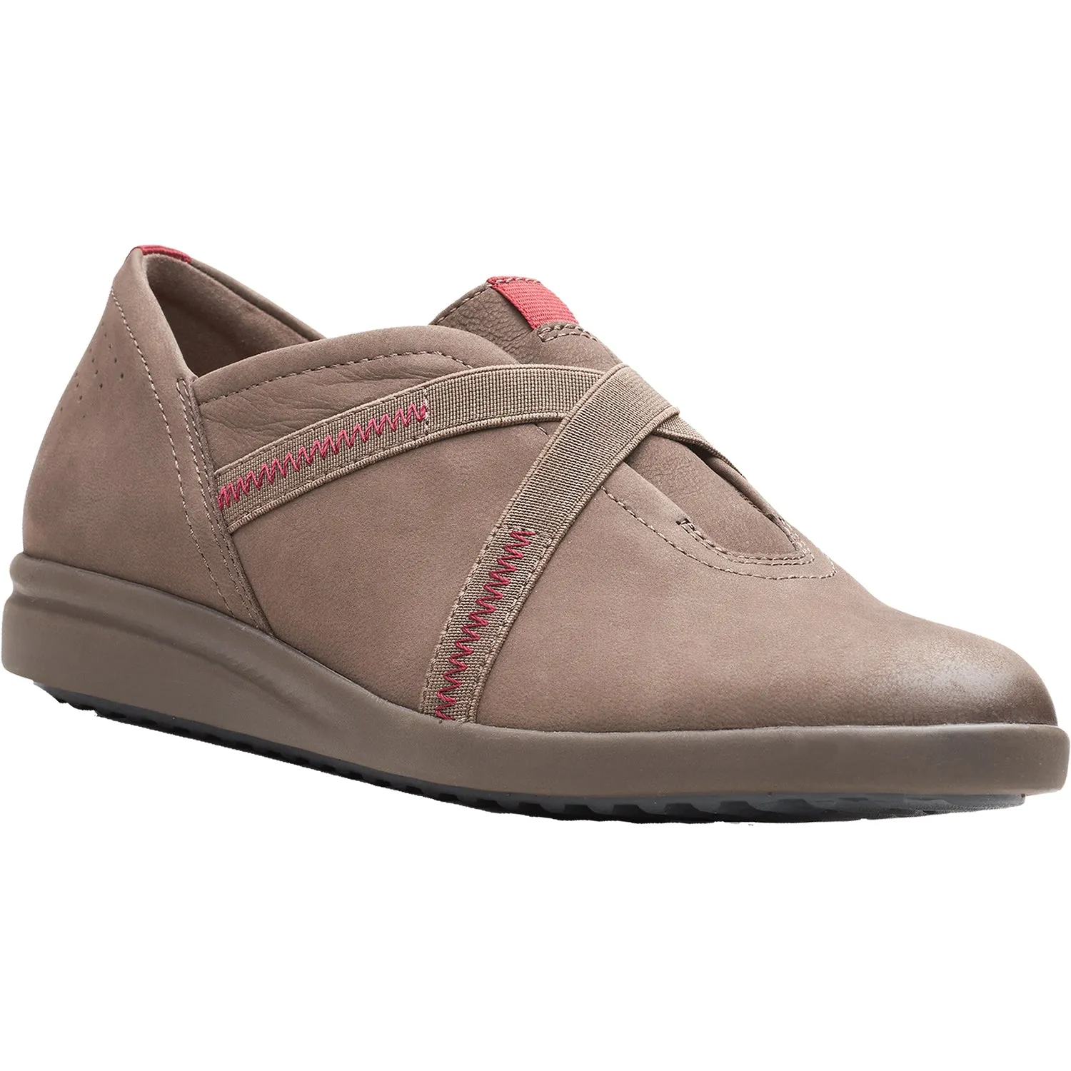 Women's Clarks Tamzen Step Taupe Nubuck