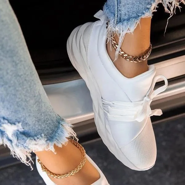 Women's Lace-up Casual Sports Shoes Sneakers